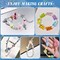 TINKRSTUFF Assorted 170-230PCS Mixed Colors Acrylic Beads for Bracelet Making, Flower Bow Butterfly GummyBear Aesthetic Bracelet Charms,Cute Beads for Jewelry Making DIY Necklace Keychain Phone Charm